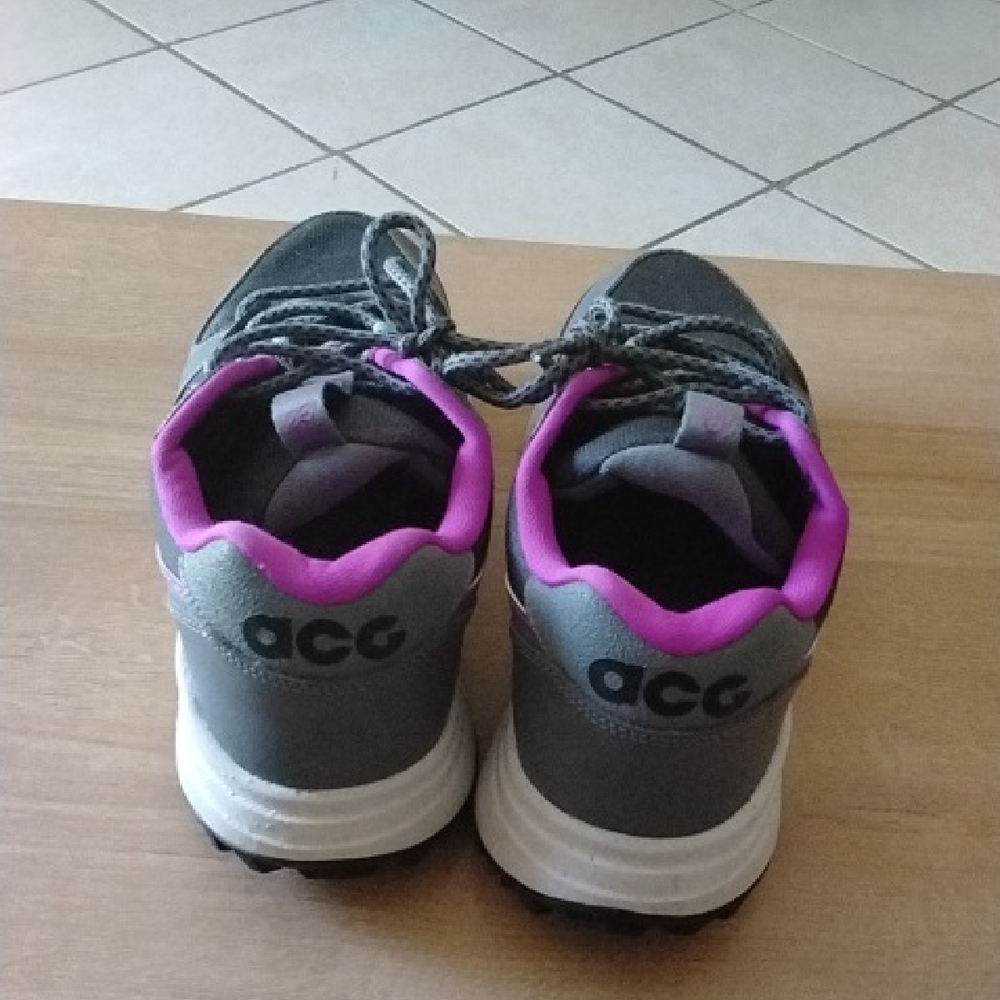 Nike ACG Athletic Shoes - Gray and Purple